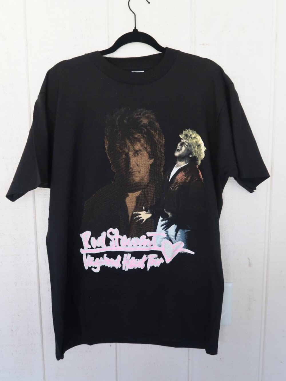 Vintage 90's Rod Stewart Vagabond Heart Tour Tee | Large